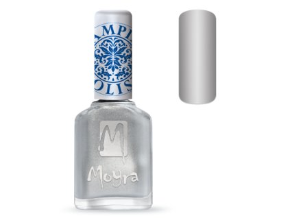 Moyra Stamping lak na pečiatkovanie 08 strieborný