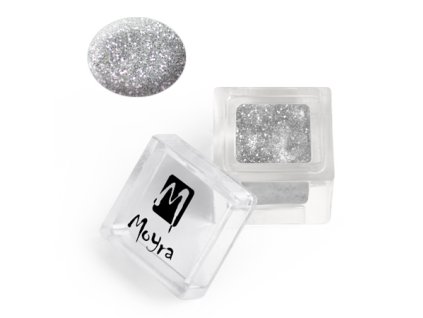 Moyra Porcelánový akrylový prášok 106 Silver Shimmer