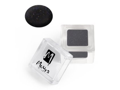 Moyra Porcelánový akrylový prášok 21 Glitter Black