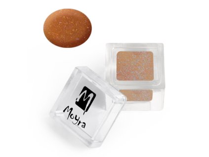 Moyra Porcelánový akrylový prášok 114 Glitter Copper