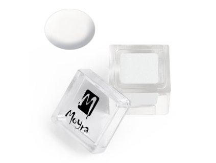 Moyra Porcelánový akrylový prášok 115 Glitter White