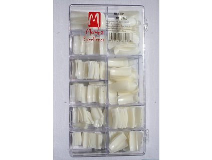deliashop sk tipy v boxe 100 ks natural tip box 500ks natural