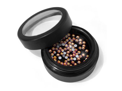 Crystal kamienky 30 Topaz AB SS3