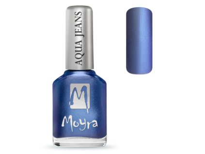 Moyra Aqua Jeans effect lak na nechty 313 Into the Blue 12ml