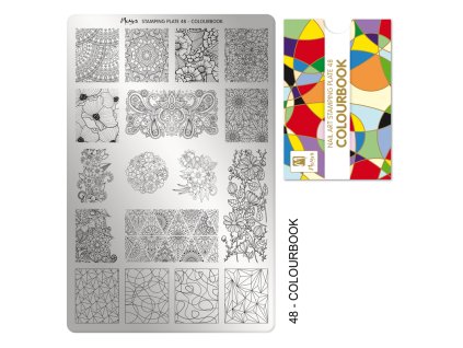 Moyra Stamping Platňa na pečiatkovanie č. 48 Colourbook