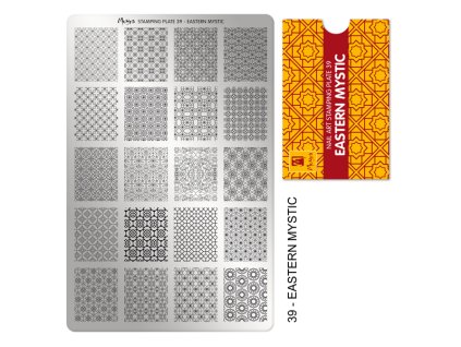 Moyra Stamping Platňa na pečiatkovanie č. 39 Eastern Mystic