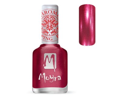 Moyra Stamping lak na pečiatkovanie 29 chróm. červený