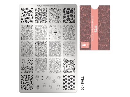 Moyra Stamping Platňa na pečiatkovanie č. 55 Fall