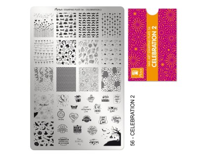 Moyra Stamping Platňa na pečiatkovanie č. 56 Celebration 2