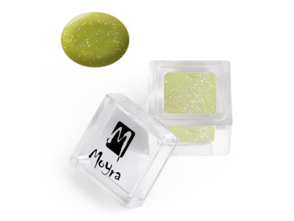 Moyra Porcelánový akrylový prášok 112 Glitter Green
