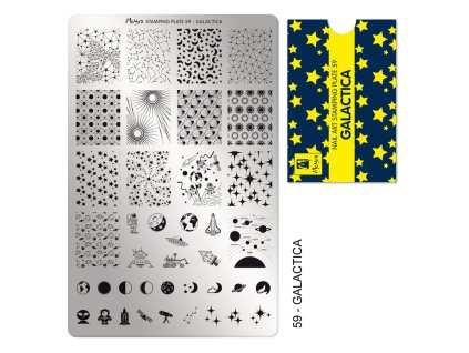 Moyra Stamping Platňa na pečiatkovanie č. 59 Galactica