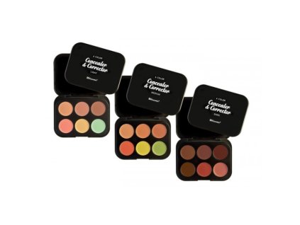 deliashop sk bh 6 farebna paleta kamuflaz a korektor