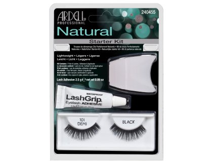Ardell Natural Demi Wispies 101 + lepidlo na 2,5 g + aplikátor
