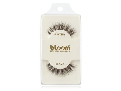 Bloom Natural nalepovacie riasy z prírodných vlasov Wispy Black
