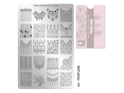 Moyra Stamping Platňa na pečiatkovanie č. 64 Perfume