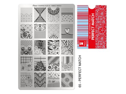 Moyra Stamping Platňa na pečiatkovanie č. 65 Perfect match