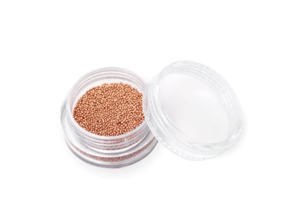 Moyra ozdobné perličky 10g - Rose gold 03