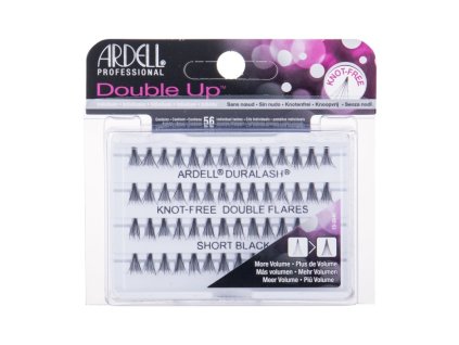 Ardell Double Up Duralash Knot-Free Double Flares Short Black 56 ks