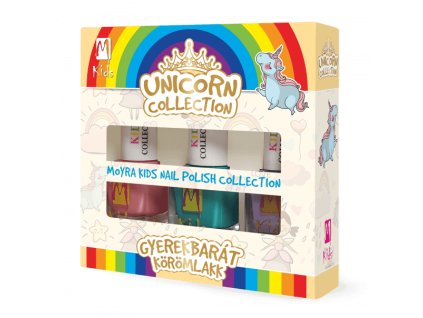Moyra KIDS Unicorn collection Detský lak sada 3x7ml