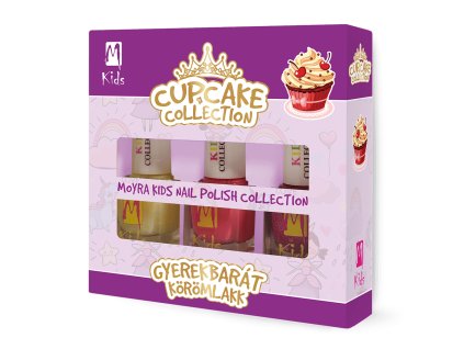 Moyra KIDS Cupcake collection Detský lak sada 3x7ml