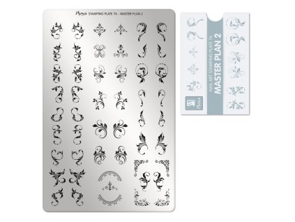 Moyra Stamping Platňa na pečiatkovanie č. 76 Master plan 2