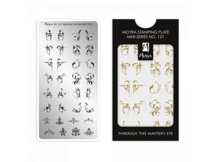Moyra Stamping Mini platňa na pečiatkovanie č. 121
