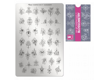 Moyra Stamping Platňa na pečiatkovanie č. 77 Blossometry