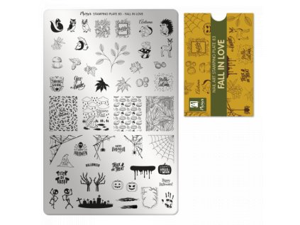 Moyra Stamping Platňa na pečiatkovanie č. 83 Fall in love