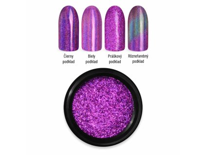 Moyra Holographic Mirror powder prášok 03 Pink