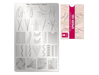 Moyra Stamping Platňa na pečiatkovanie č. 87 Spider Gel