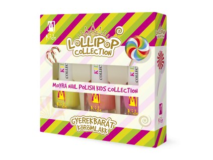 Moyra KIDS Lollipop collection Detský lak sada 3x7ml