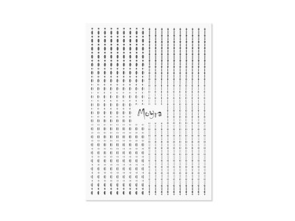 Moyra Ozdobný pásik/dots - 02 Silver