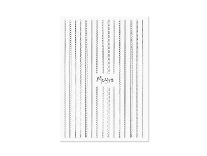 Moyra Ozdobný pásik/chain - 02 Silver