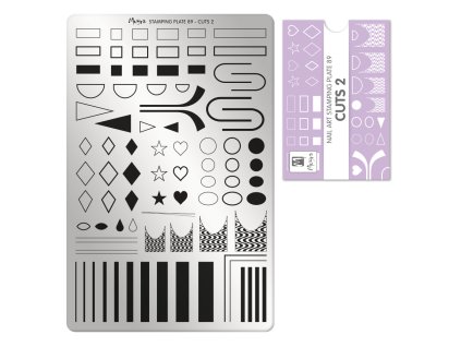 Moyra Stamping Platňa na pečiatkovanie č. 89 Cuts 2