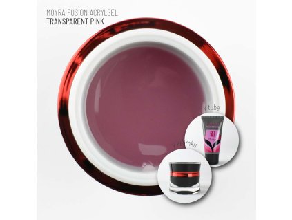 Moyra Fusion Acrylgel Transparent pink