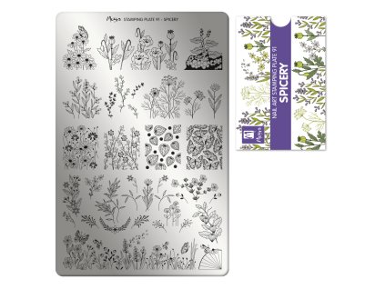 Moyra Stamping Platňa na pečiatkovanie č. 91 Spicery