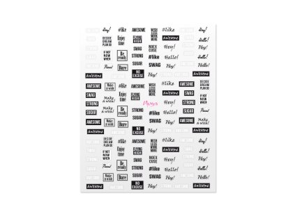 Moyra Nail art nálepky 11