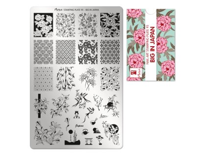 Moyra Stamping Platňa na pečiatkovanie č. 95 Big in Japan