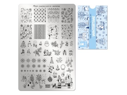 Moyra Stamping Platňa na pečiatkovanie č. 101 Wintertime