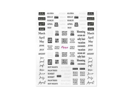 Moyra Nail art nálepky 17