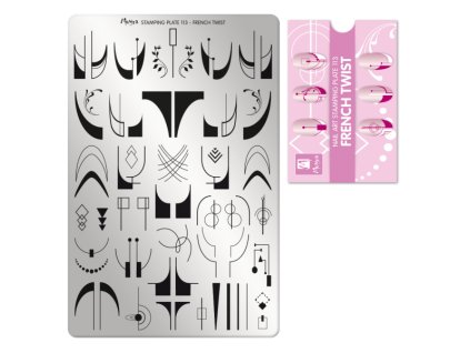 Moyra Stamping Platňa na pečiatkovanie č. 113 French twist