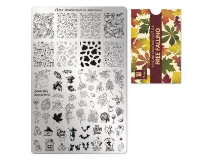 Moyra Stamping Platňa na pečiatkovanie č. 114 Free falling