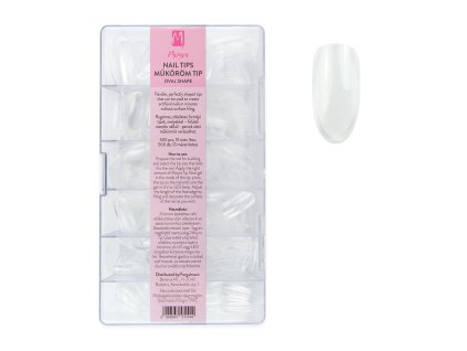 Moyra Full Cover Gel Tips, Oval Shape 500ks