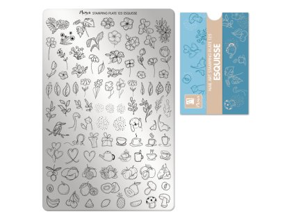 Moyra Stamping Platňa na pečiatkovanie č. 125 Esquisse