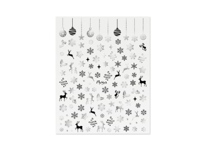 Moyra Nail art nálepky 22 Vianoce