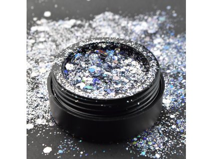 Moyra Holo Glitter Mix - 01 Silver