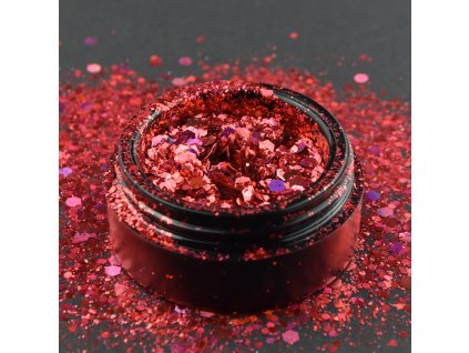 deliashop sk moyra holo glitter mix red 11
