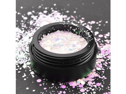Moyra Holo Glitter Mix - 12 Chameleon White