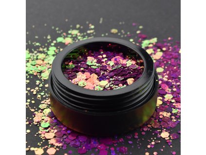 Moyra Holo Glitter Mix - 14 Chameleon Mauve