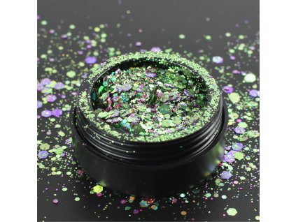 Moyra Holo Glitter Mix - 18 Chameleon Green